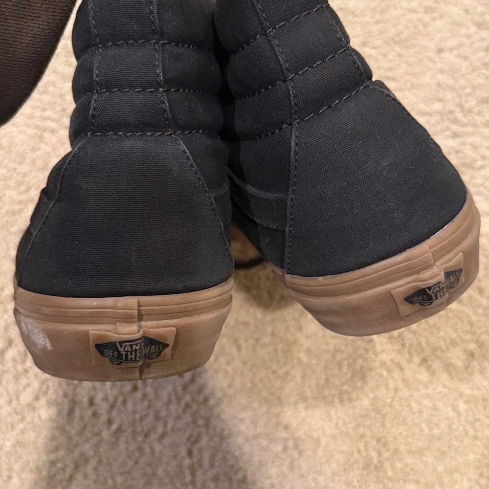 Vans Sk8-Hi Reissue Black and Gum Sneakers - Picture 4 of 5